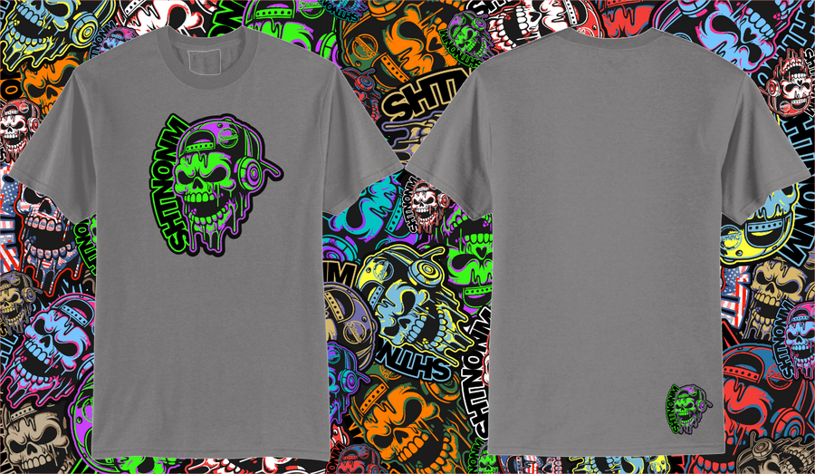 SHTNONM - (big front) SKULL SLAPPER FRONT LOGO TEE