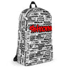SHTNONM - White Backpack (Red)