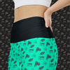 SHTNONM - LADIES OCEAN VIBEZ HIGH WAIST BAND WORK OUT SHORT