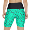 SHTNONM - LADIES OCEAN VIBEZ HIGH WAIST BAND WORK OUT SHORT