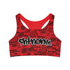 SHTNONM - EVERY DAMN DAY SPORTS BRA (RED)