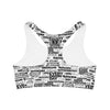 SHTNONM - EVERY DAMN DAY SPORTS BRA (WHITE)