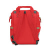 SHTNONM - Multifunctional Diaper Backpack (RED)