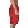 SHTNONM - Crest Boardshort (RED)