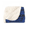 SHTNONM - Sherpa premium throw blanket (BLUE)