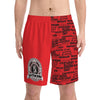 SHTNONM - Crest Boardshort (RED)