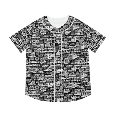 SHTNONM - MONO PRINT BASEBALL JERSEY