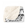 SHTNONM - Sherpa premium throw blanket (WHITE)