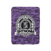 SHTNONM - Sherpa premium throw blanket (PURPLE)