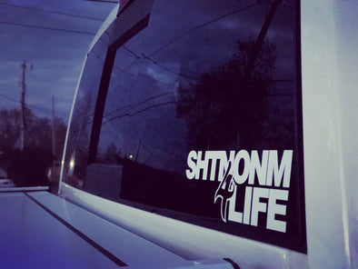 BLACK FRIDAY SHTNONM 4 LIFE 10" DECAL