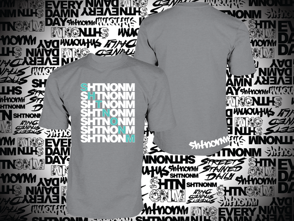 SHTNONM- GRID TEE