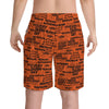 SHTNONM - Crest Boardshort (ORANGE)