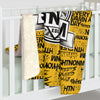 SHTNONM - (JOHN NAPOLI EDITION) Sherpa premium throw blanket (YELLOW)