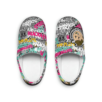 SHTNONM - MEN'S FULL PRINT SLIPPERS (NEON ICON SHT KID)