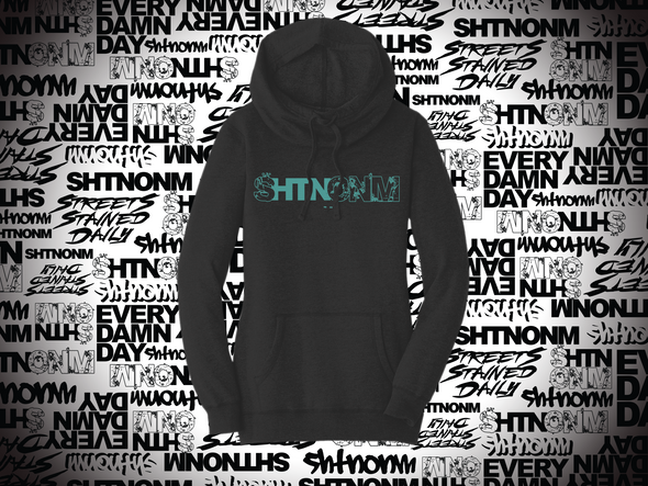 SHTNONM- LADIES COWL NECK TATTOO HOODIE