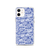 SHTNONM - Blue/White iPhone Case