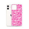 SHTNONM - Pink/White iPhone Case