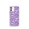 SHTNONM - Purple/White iPhone Case