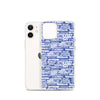 SHTNONM - Blue/White iPhone Case