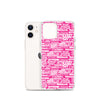 SHTNONM - Pink/White iPhone Case