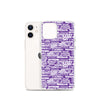 SHTNONM - Purple/White iPhone Case