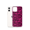 SHTNONM - Black/Pink iPhone Case