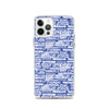 SHTNONM - Blue/White iPhone Case