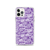 SHTNONM - Purple/White iPhone Case