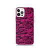 SHTNONM - Black/Pink iPhone Case