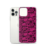 SHTNONM - Black/Pink iPhone Case