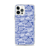 SHTNONM - Blue/White iPhone Case