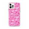 SHTNONM - Pink/White iPhone Case