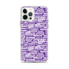 SHTNONM - Purple/White iPhone Case