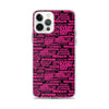 SHTNONM - Black/Pink iPhone Case