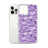 SHTNONM - Purple/White iPhone Case