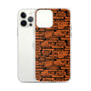 SHTNONM - Black/Orange iPhone Case