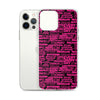 SHTNONM - Black/Pink iPhone Case