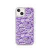 SHTNONM - Purple/White iPhone Case