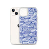 SHTNONM - Blue/White iPhone Case