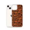 SHTNONM - Black/Orange iPhone Case