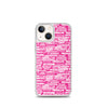 SHTNONM - Pink/White iPhone Case