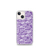 SHTNONM - Purple/White iPhone Case