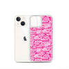 SHTNONM - Pink/White iPhone Case