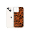 SHTNONM - Black/Orange iPhone Case