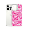 SHTNONM - Pink/White iPhone Case