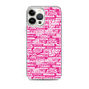 SHTNONM - Pink/White iPhone Case