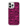 SHTNONM - Black/Pink iPhone Case