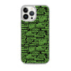 SHTNONM -  Black/Neon Green iPhone Case