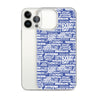 SHTNONM - Blue/White iPhone Case