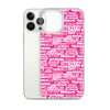 SHTNONM - Pink/White iPhone Case